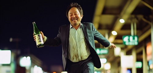 泥酔して暴れる客