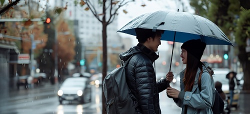 雨の日同伴は“気遣い力”を見せる絶好の機会
